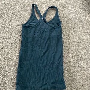 Racerback lulu lemon tank with built in bra. Size 4